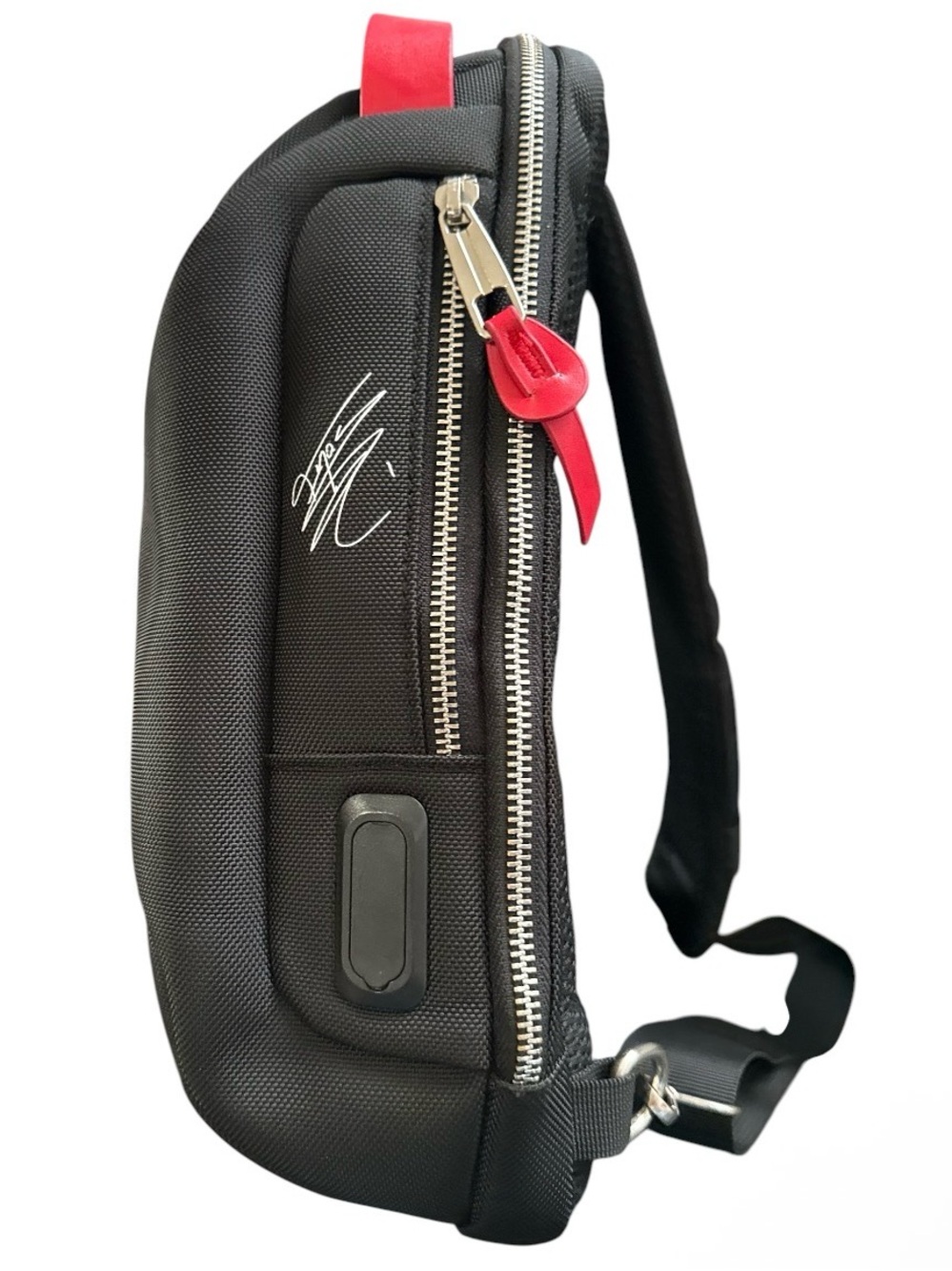 Crave Tracy Mcgrady 13 N 35 Uni-sex Cross-body Bag In Black/red